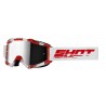 SHOT IRIS OVER bielo/červené zrkadlové sklo MX okuliare + číre sklo
