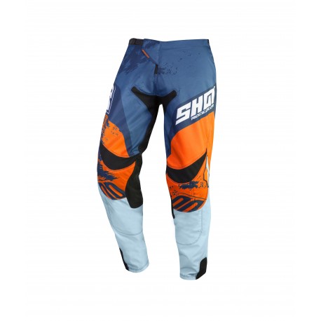 SHOT SHADOW MX nohavice modro / oranžové