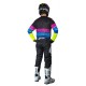 FREEGUN SPEED žlto/modro/ružový MX komplet dres + nohavice