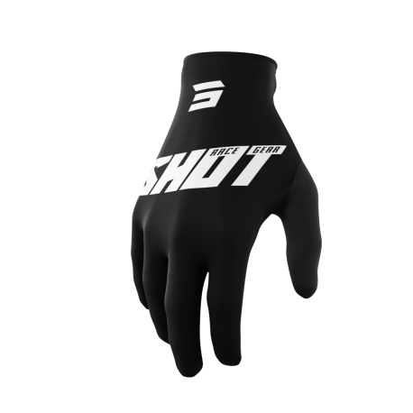 SHOT Burst MX rukavice čierne