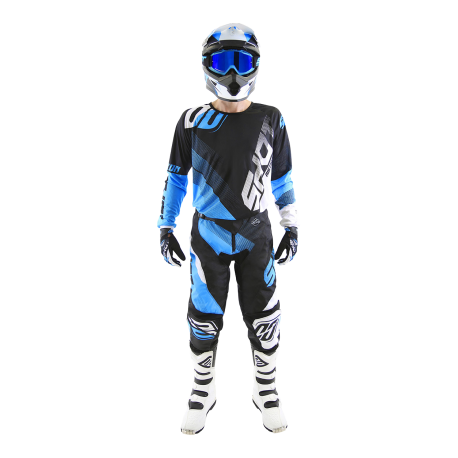 SHOT ULTIM modrý MX komplet dres + nohavice
