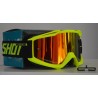 SHOT ASSAULT 2.0 fluorescenčno žlté, zrkadlové sklo červené MX okuliare + číre sklo