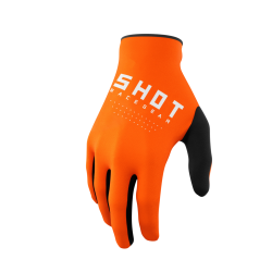 SHOT Raw MX detské rukavice oranžové