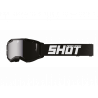 SHOT ASSAULT 2.0 čierne zrkadlové titánové MX okuliare