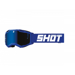 SHOT ASSAULT 2.0 čierne zrkadlové titánové MX okuliare