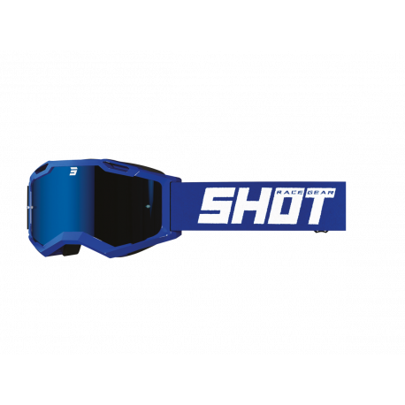 SHOT ASSAULT 2.0 čierne zrkadlové titánové MX okuliare