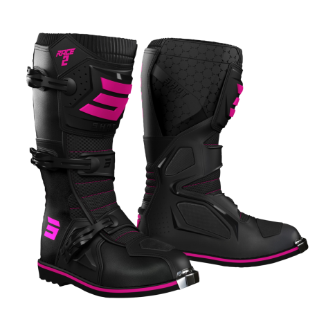 SHOT RACE 2 detské MX čižmy ružové