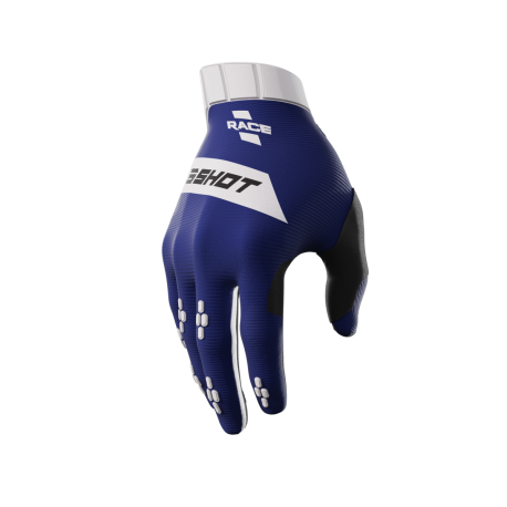 SHOT RACE 6 fluorescenčno žlté MX rukavice